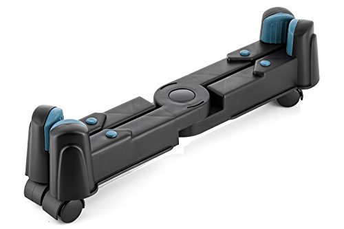 Halter LZ-401 Pc Computer Stand Caso Caddy per Desktop/Rolling Torre Casi con Larghezza Regolabile e Ruote 4 Ruote