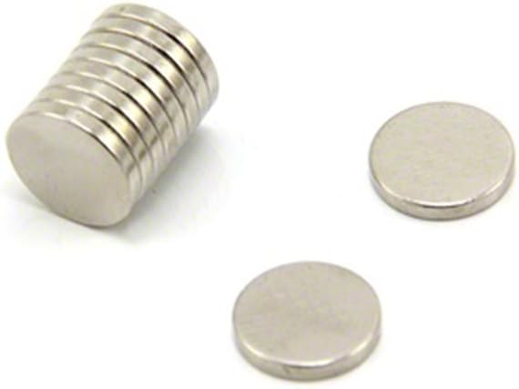 N42 Neodymium Magnet for Arts, Crafts, Model Making, DIY, Hobbies, Office, and Home - 10mm dia x 1.5mm thick - 1kg Pull - Pack of 20