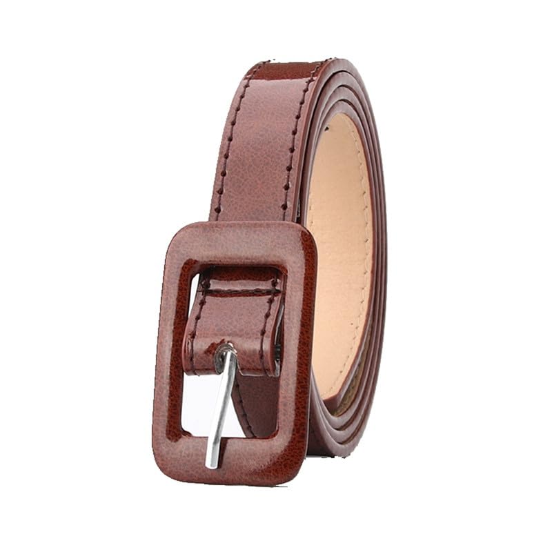 Women Patent Leather Waist Belt Western Pants Work Jeans Skirt Ladies Dress Adjustable Buckle Belt