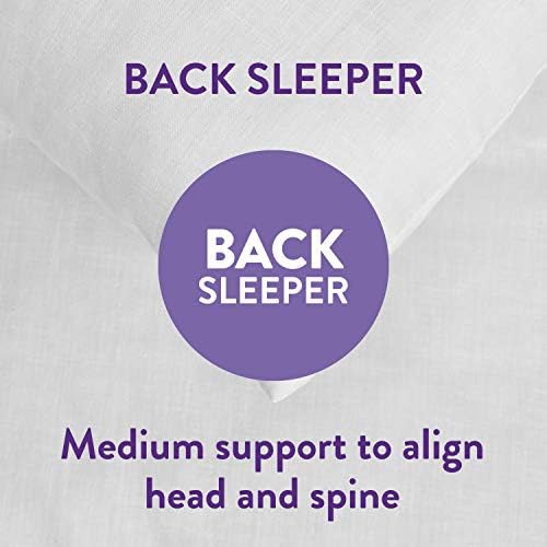 Slumberdown Climate Control Pillows 2 Pack Medium Support Bed Pillows Designed for Back and Side Sleepers Bed Pillows
