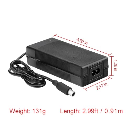 KONKIN BOO Replacement Charger 42V 2A Charger for Segway Ninebot F20A F25 F30 F40 F40A MAX G30L G30LP G30P KickScooter Power Supply PSU Mains - Thumbnail 2
