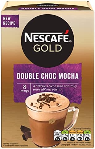 Nescafe Gold Double Choc Mocha Powder Pouch, 184 gram, Bag