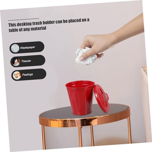 Set de 2 Canecas de Basura Pequeñas Rectangulares de Escritorio miniatura 5