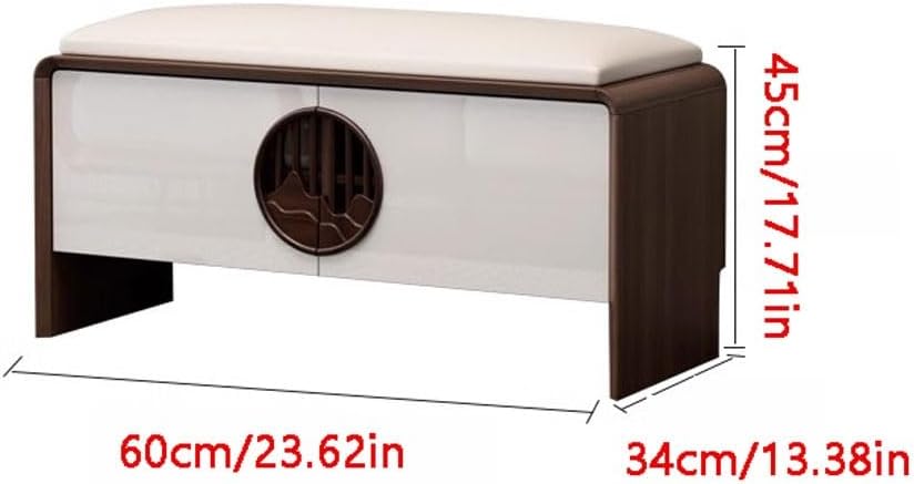 Foot Stools Ottoman Shoe Bench Home Entrance Shoe Changing Bench Household Doorway Shoe Cabinet Entrance Storage Porch Shoe Changing Bench Soft Cushion Shoe Changing Stool