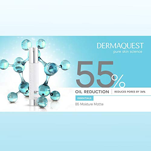 DermaQuest Essential B5 Moisture Matte - Face Moisturizer for Oily & Acne Prone Skin - 5% Hyaluronic Acid Women & Mens Moisturizer - Reduces Oil & Shine Instantly (1oz)
