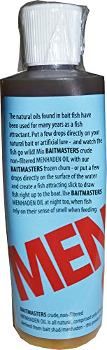 Baitmasters Menhaden Oil Fish Attractant 8 Ounces #TOP2
