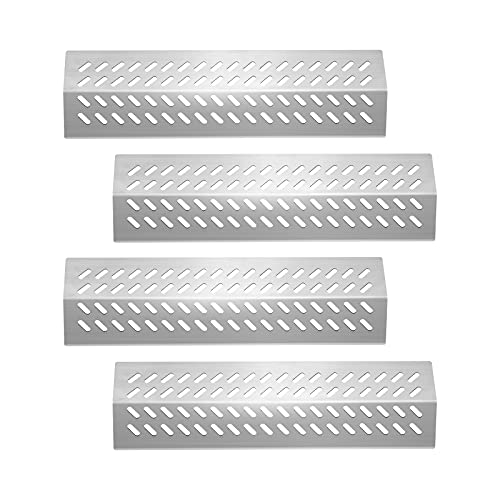 Folocy 17 5-8 Grill Heat Plates Flame Tamer BBQ Gas Grill Replacement Parts for Bull 16631, LP 47628, 57568 LP, LP 62648, Angus 47629, Brahma 57568, 57569, Outlaw 26038, Steer Premium 69009, 16GA