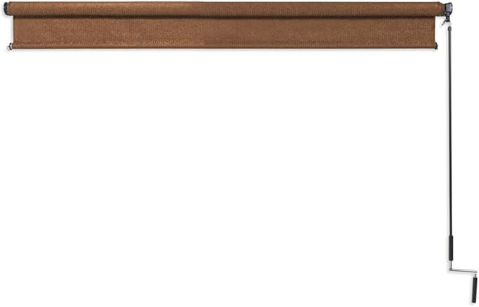 Cortina enrollable exterior Coolaroo Mocha 48x72 in miniatura 6