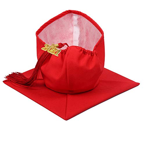 Graduationforyou Matte Graduation Cap And Gown With 2022 Tassel Year Charm. Red #TOP4