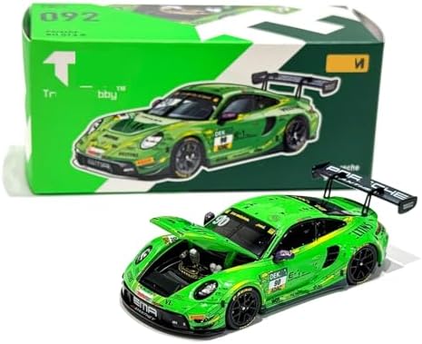 HTLNUZD 1/64 911 GT3 R 2024 Alloy Motor Vehicle Toy Die Casting Metal Model Collection Gifts (911GT3R-green)