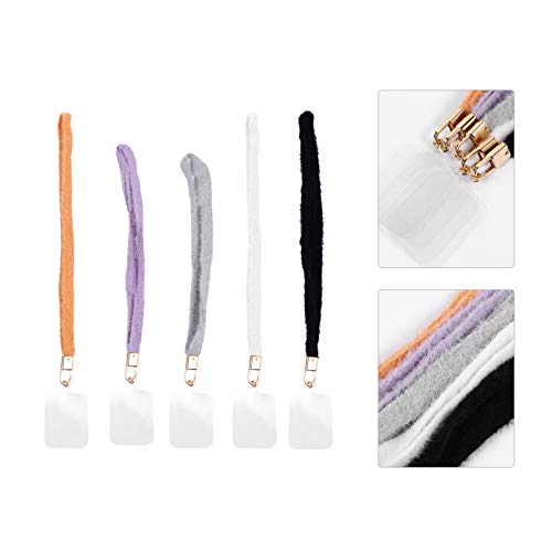 VILLCASE Porta-Crachás de 5 Unidades Com Cordões de Pelúcia Estojo para Cartão de Crédito E Porta-Cr