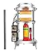 Upgraded 4 Ton Heat Press Machine - 3x5 Inch Heated Plates, Dual Detection of Heating