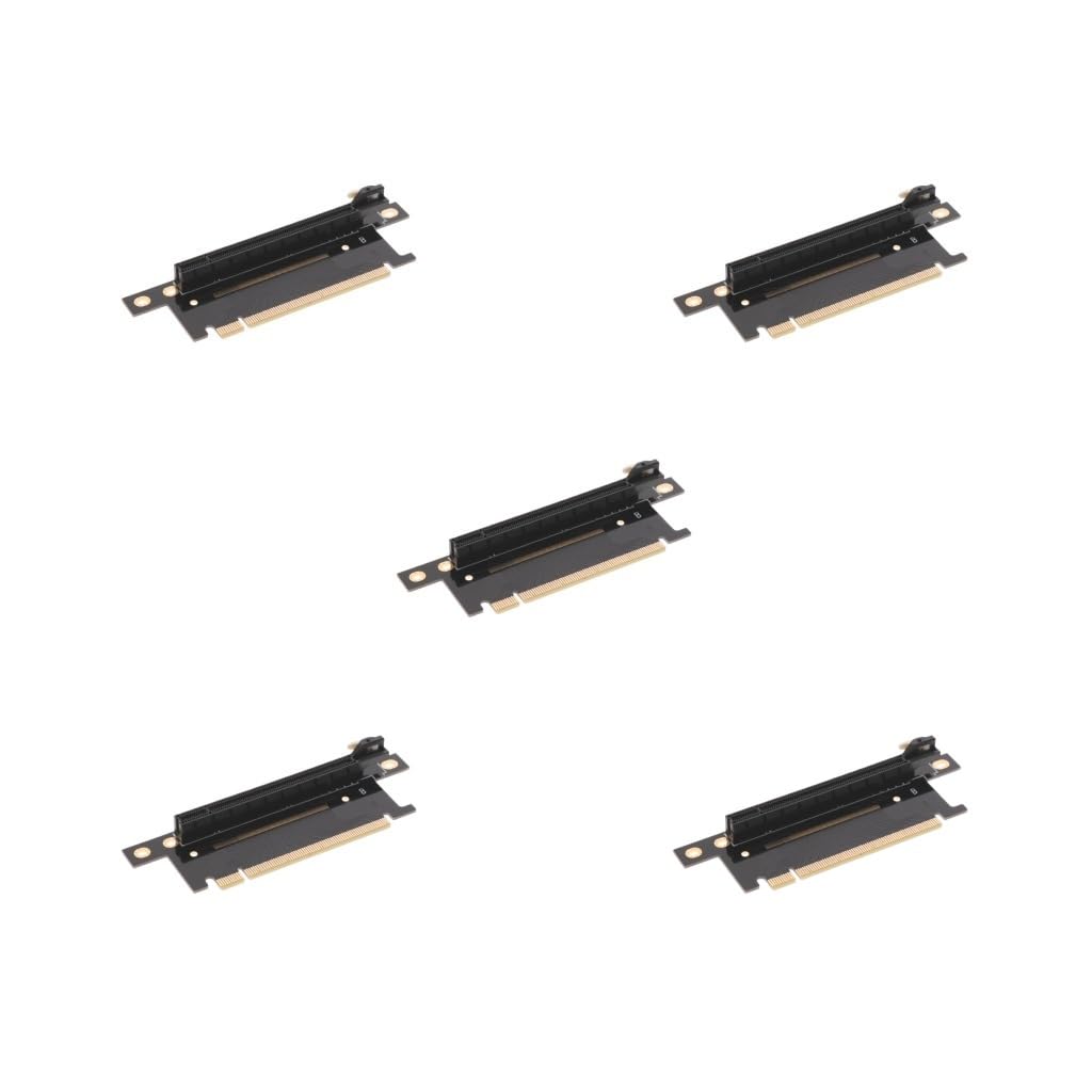 5 Sets PCI-Express 16X 90-Grad-Adapter-Riser-Karte für 2U-Computer-Servergehäuse