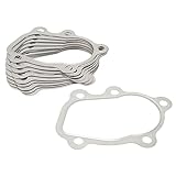 Keenso 10 Pièces Joint Turbo en Acier Inoxydable Joint de Sortie Turbo de Turbine Haute Résistance à la Chaleur Remplacement Direct pour T25 T28 GT RS GT287IR Série de