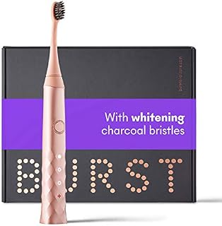 Burst Sonic Electric Toothbrush with Charcoal Toothbrush Head and Travel Case, Special Edition