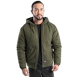 Wrangler Men's Quilted Lined Insulated Bomber Jacket, Grape Leaf Green, X-Large