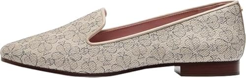 kate spade new york Women's Spade Flower Lounge Loafer Flat, Neutral Multi, 9