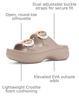 Crocs Saturday Buckle Platform Sandals