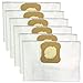 Green Label 6 Pack for Kirby Universal Hepa Cloth Bags for All Generation (G3, G4, G5, G6) & Sentria Models (compares to 204803)