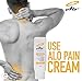 ALO Pain Relief Cream Therapy(32 oz with Pump) for Arthritis, Back Pain, Sciatica, Plantar Fasciitis, Tennis Elbow, Sore Muscles & Joints Inflammation - Working Out Aches, Acute Pain and Chronic Pain