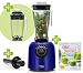 Produktbild bianco di puro Originale inkl. Flower-Behälter plus Smoothie Rezeptbuch, Hochleistungsmotor 3.000-32.000 U/Min Smoothie-Maker 6 Mixprogramme 2-Liter Mixbehälter BPA-frei