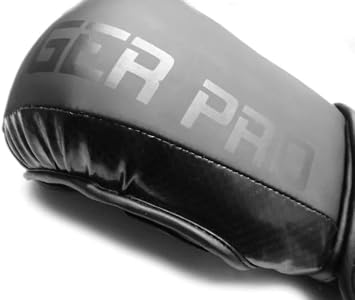 MMA Sparring Gloves with Extra Knuckle Padding, Leather Training Gloves for Grappling, Kickboxing & MMA Training