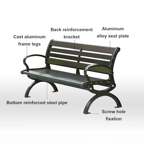 Banc de jardin confortable pour optimiser l'aménagement de votre arrière-cour