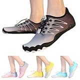 Unisex Minimalistische Barfußschuhe Traillaufschuhe Atmungsaktiv Schnell Trocknend Badeschuhe Herren Damen Wanderschuhe Barfußschuhe Laufschuhe Knit Sneaker Fitnessschuhe Fivefinger Zehenschuhe