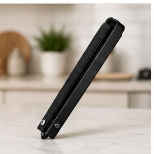 Image of TAZLYN knife foldable Stainless Steel - Manual Cutting Tool Cutting Tool for Vegetables for Kitchen & Travel Use Blade for Fruit Cutting, Kitchen Use | Survival Tool Leather Case