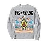 Photo Gallery servendo extra guac divertente avocado pallavolo felpa Photo Gallery servendo extra guac divertente avocado pallavolo felpa