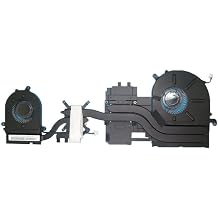 Laptop CPU GPU Fan &Heatsink for MSI for Prestige 15 BS5005HS-U3J BS5005HS-U3I 16S1-CPU 16S3-GPU E322500510HH700 E32-2500510-HH7 DC5V 0.5A 4PIN