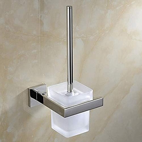 JSEIAJB Toilet Brush and Holder,Rust-Resistant and Stainless Steel Round Bowl Cleaner Set for Bathroom Toilet(Matte Finish Holder) image 2