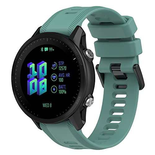 Compatible with Garmin�i�K�[�~���jForerunner 955 �o���h �A�V���R���������o���h�A �_�炩�^���^ �x���g�AForerunner 955 ���v�o���h (���C�g�O���[��)