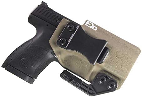 FDO Industries (Formerly Fierce Defender) IWB Kydex Holster CZ P10s Optic Cut -The Paladin Series -Made in USA- (Flat Dark Earth)