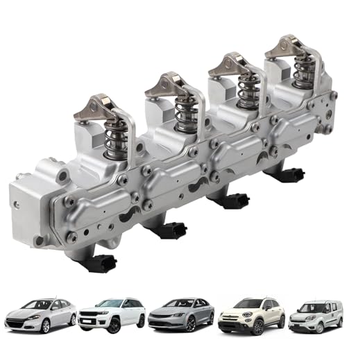 SAOKNCE Variable Valve Multiair Actuator Assembly Compatible with 2014-2023 Jeep Cherokee Compass Renegade,Chrysler 200,Dodge Dart,Ram ProMaster City,Fiat 500X 2.4L L4 Replace5047980AE 5047980AC