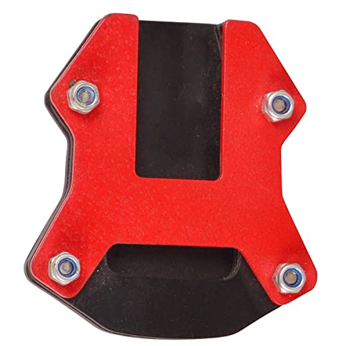 Image of Combo Radiator Guard With Headlight Grill,Side Stand,Fog Clamp Red For Hero Xpulse 200 4V BS6