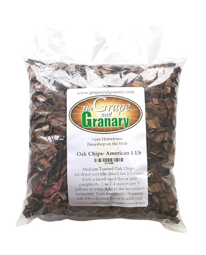 1lb American Oak Chips - Medium Toast