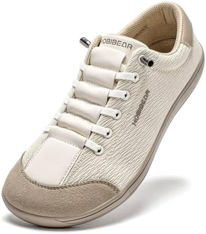 HOBIBEAR Unisex Breite Barfuss Schuhe Damen Herren | Zero Drop| Schlichte leichte und Bequeme Sportschuhe
