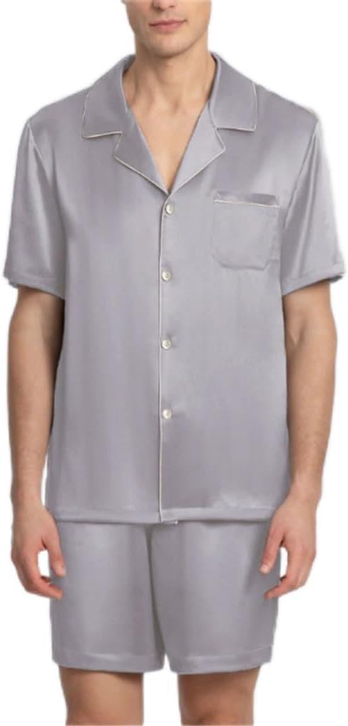 Men's Short-sleeved Shorts Suit Loungewear Pyjamas Pajamas