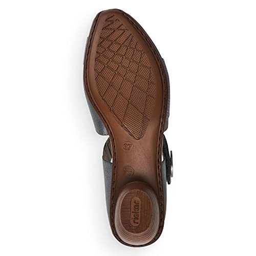 Rieker Women's 43780-12 Mirjam Mary Jane Shoe Blue #TOP5