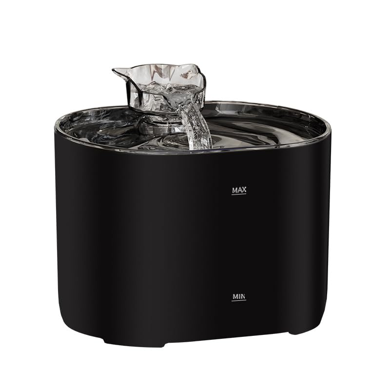 Petzen Cat Water Fountain for Drinking, 2.2L with Filter, Ultra Silient, Wired Automatic Water Dispenser (Water Fountain)