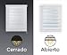 Estores Basic - Stores noche y día, color blanco, 120x250cm, estores plegables