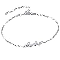 Algopix Similar Product 18 - Handmade Custom Name Anklet Bracelet in
