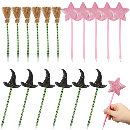 Bolígrafos de escoba de bruja divertidos para solucionar la falta de animación en fiestas