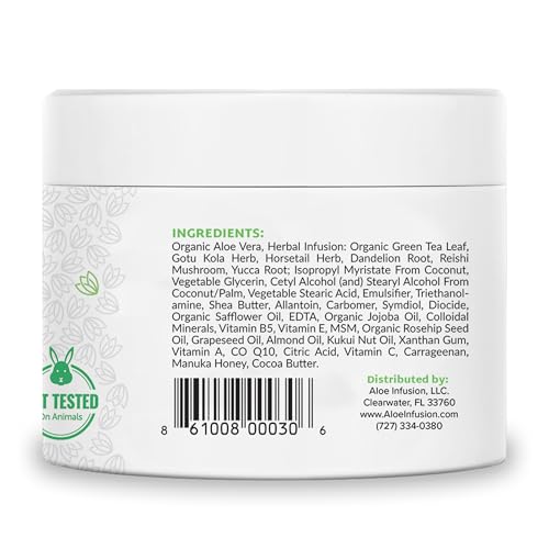 Aloe Infusion 1J2OZF1JT Body And Face Moisturizer - Natural Moisturizing Cream With Organic Aloe Vera thumb #1