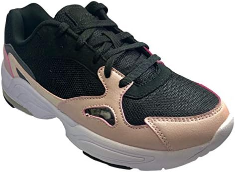 A via Women's Aviator Performance Athletic Shoe with Memory Foam Insole by Avia (Pink Black, 6)