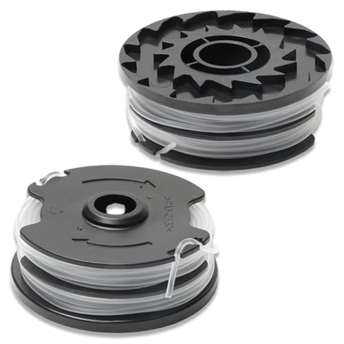 Txdzking Bobina de Alambre de Repuesto,Compatible con Parkside 20-Li PRT 50 PRT 300 PRT 550 de Bobina, 8,2m Φ1.65MM carretes de Alambre de Repuesto para cortabordes(2 bobinas)