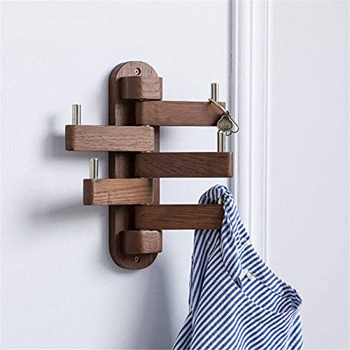 Porte-serviettes à triple bras oscillant pliable et robuste pour cintre de salon créatif