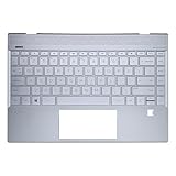 Replacement for HP Envy X360 13AQ 13-AQ Palmrest Backlit Keyboard Assembly Silver L70933-001/L53415-001