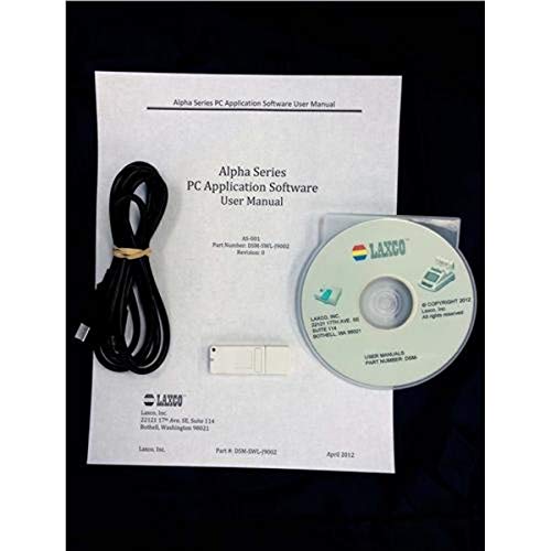 Laxco AS-002 PC Application Software Package for Alpha 1100, 1101, 1102, 1502 Spectrophotometers